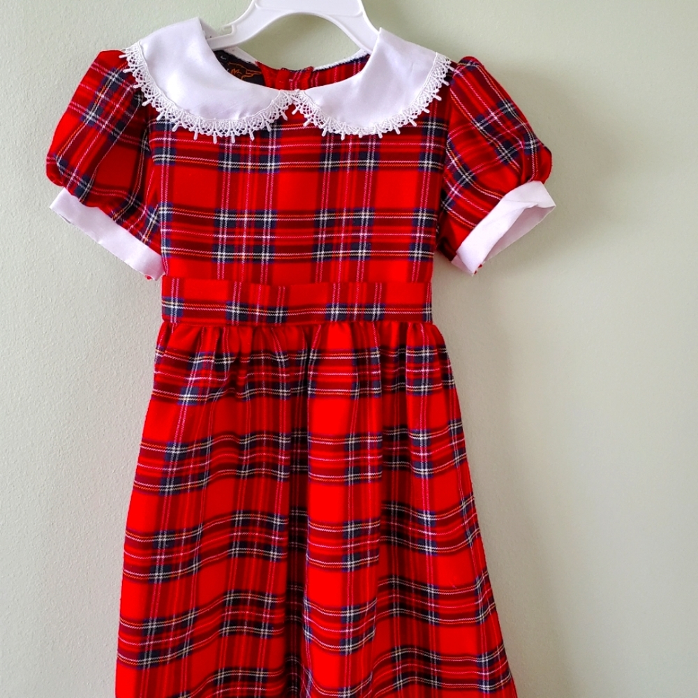 Dress for 5 years old girl from Scotland with beret